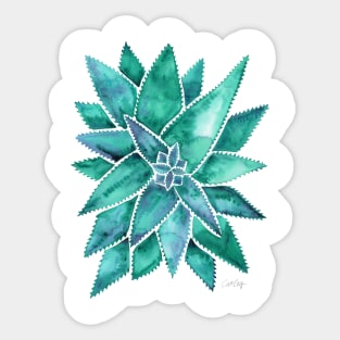 Turquoise Aloe Vera Sticker